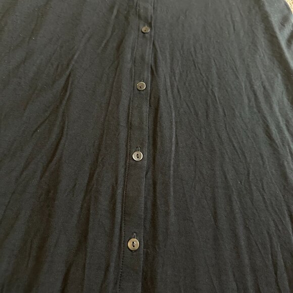 Eileen Fisher Sleeveless Button-Down Dress Crew Neck Stretch Size Medium Women's - Picture 9 of 11